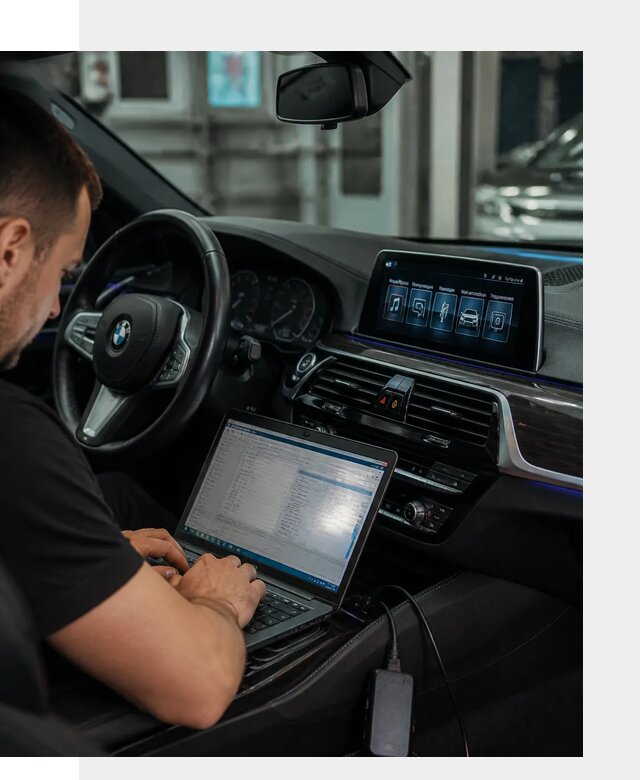 Русификация мультимедиа BMW для авто под ключ в Мирном