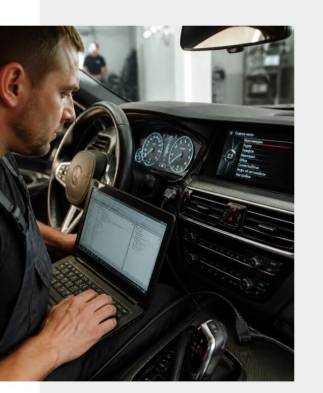 Русификация приборной панели BMW для авто в Мирном от компании
