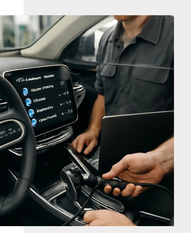 Установка приложений Geely для мультимедиа автомобиля в Мирном