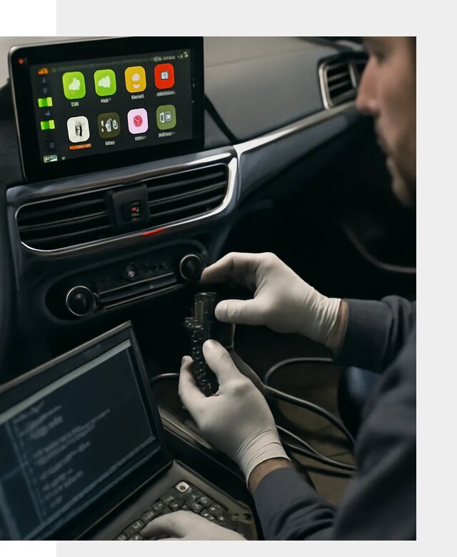 Активация Apple CarPlay в Мирном для штатной мультимедиа